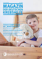 Titelseite des Magazins der Deutschen Krebshilfe, Ausgabe 4/2020