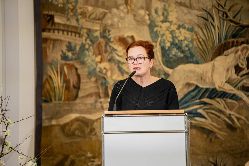 Festakt im Alten Rathaus in Bonn: Oberbürgermeisterin Katja Dörner
