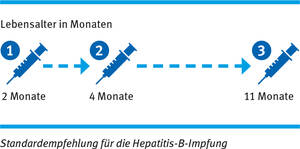 Standardempfehlung für die Hepatitis-B-Impfung