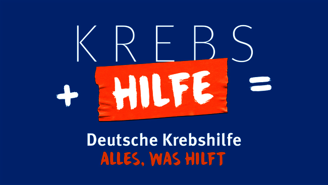 KREBS + Hilfe = Deutsche Krebshilfe