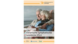 Titelseite der neuen Patientenleitlinie „Chronische lymphatische Leukämie“