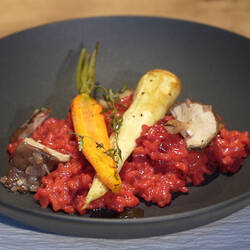 Risotto mit Roter Bete