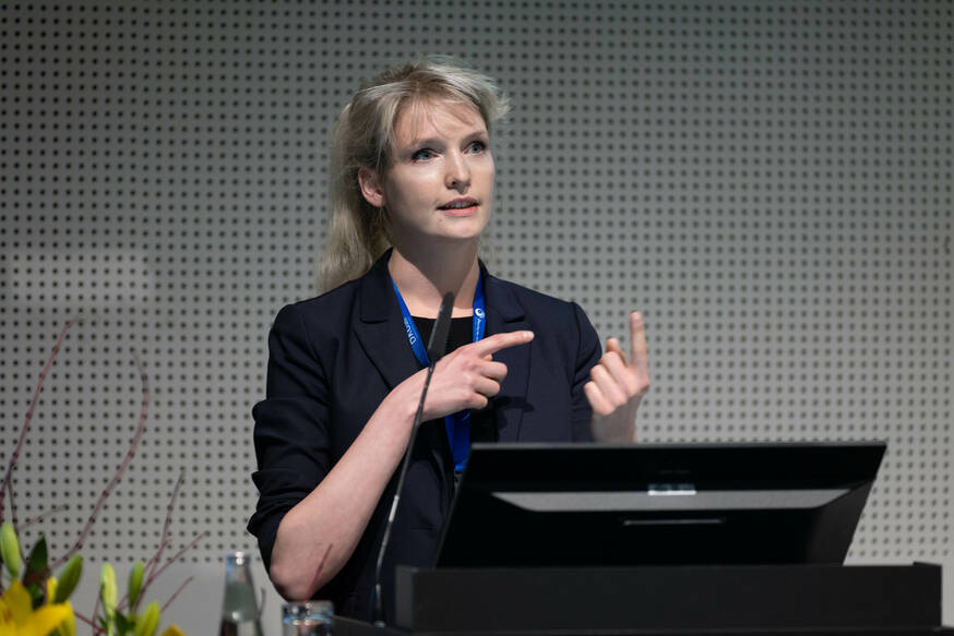 Pressekonferenz beim Deutschen Krebskongress 2022: Prof. Dr. Anne Herrmann-Johns, Universität Regensburg (Foto: berlin-event-foto.de)