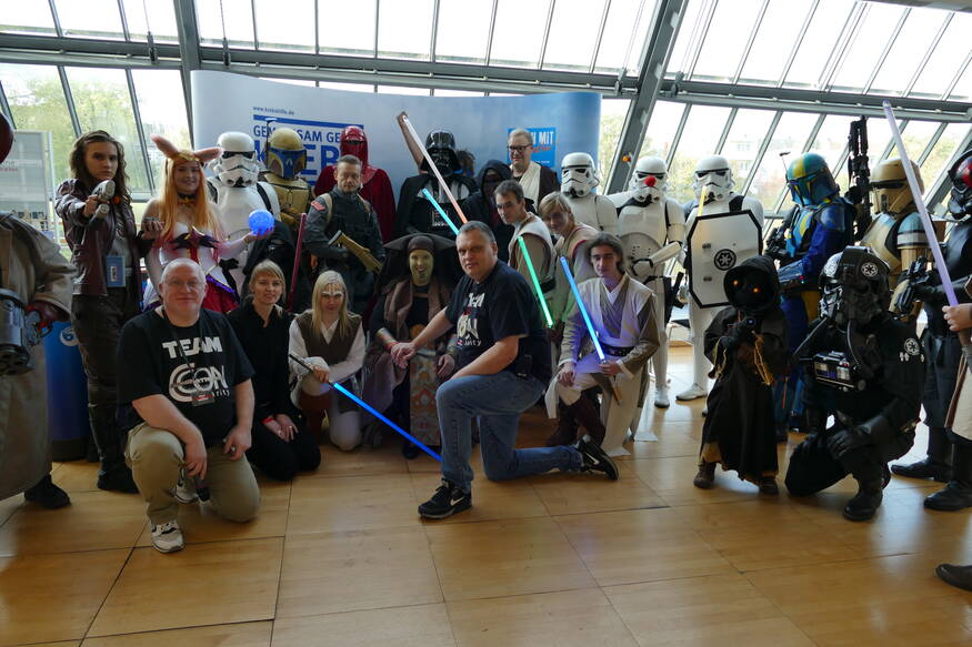 Insgesamt 600 Star Wars-Fans machten sich Anfang November für krebskranke Kinder und Jugendliche stark.