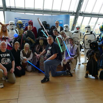 Insgesamt 600 Star Wars-Fans machten sich Anfang November für krebskranke Kinder und Jugendliche stark.
