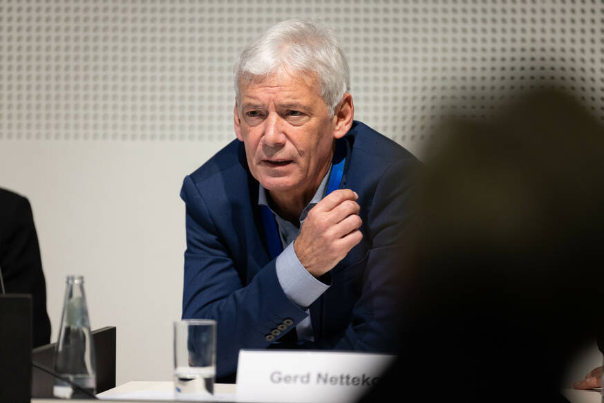 Pressekonferenz beim Deutschen Krebskongress 2022: Gerd Nettekoven, Vorstandsvorsitzender Deutsche Krebshilfe (Foto: berlin-event-foto.de)